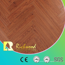 Revestimento laminado V-sulcado da madeira do parquet do vinil de 12.3mm HDF